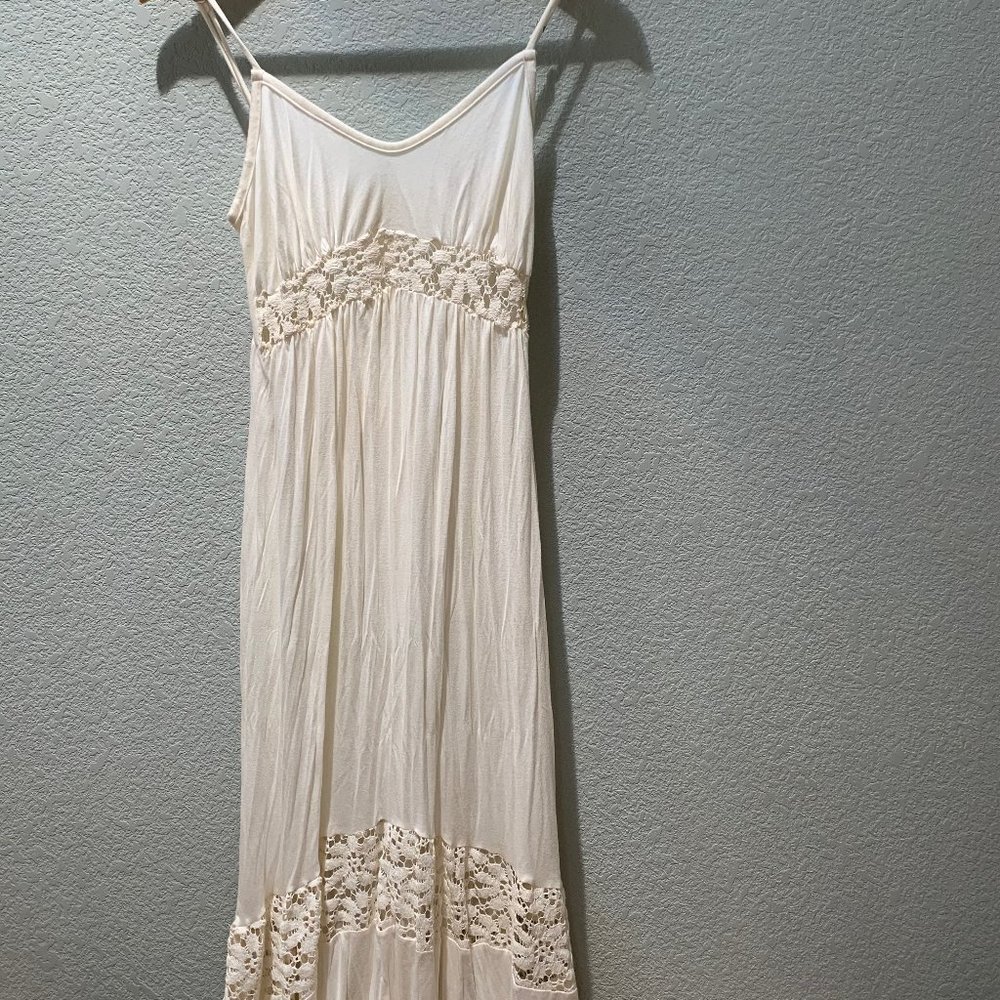 Testament white lace maxi dress-size XS NEW